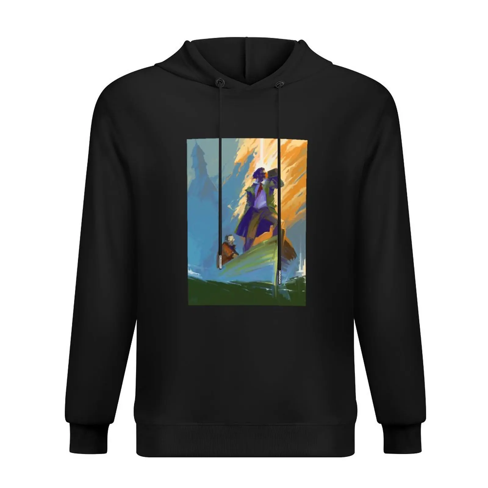 

Disco Elysium Fanart Hoodie anime clothes men wear anime clothing men's winter sweater hoodie for men