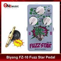 Biyang Baby Boom FZ-10 Electric Guitar Pedal Three Models Fuzz Star Distortion Effect Pedal True Bypass with Pedal Connector