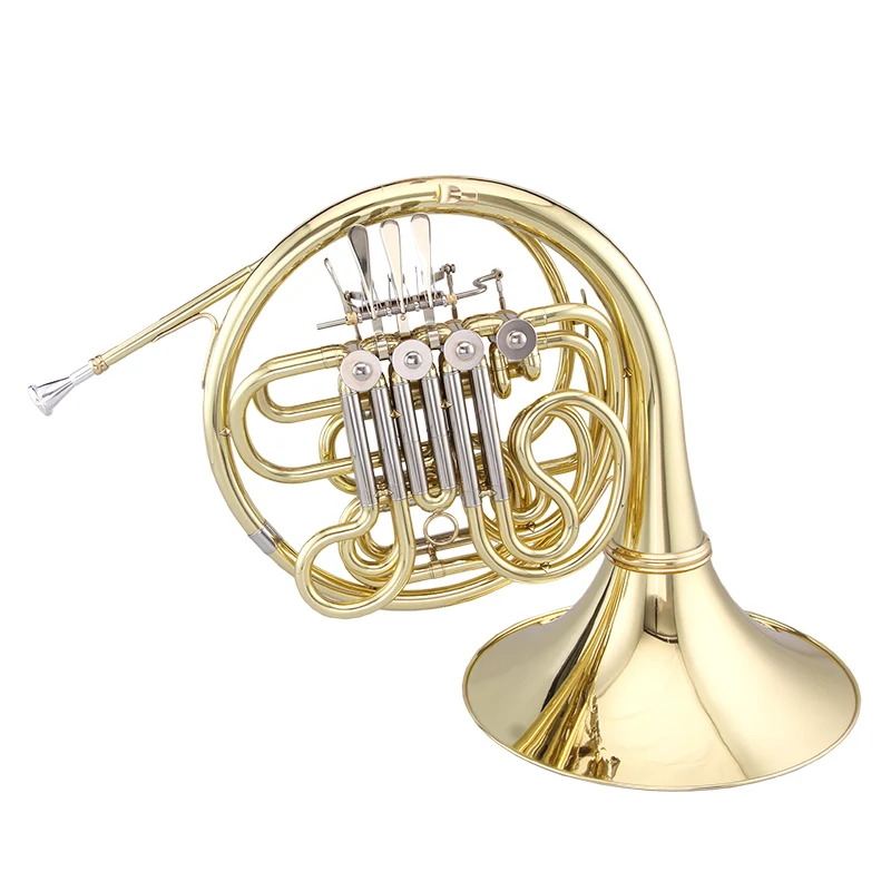 Double Row French Horn Orchestra And Musician Choose Brass Body