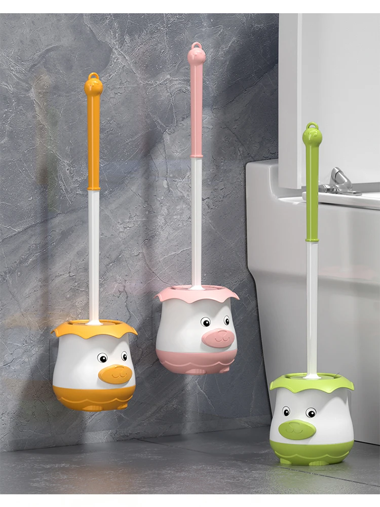 Toilet Brush Holder - Uroczy zestaw szczotek do WC z