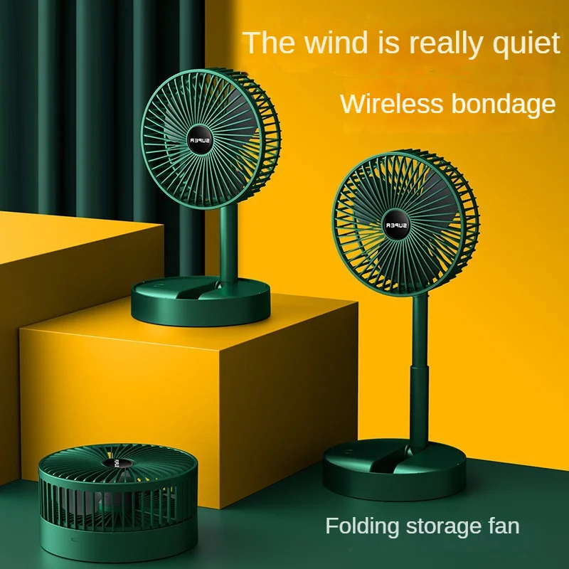 

USB Small Electric Fan Chargeable Rechargeable Portable Fan Student Dormitory Office Fans for Room Air Cooler Mini Conditioner