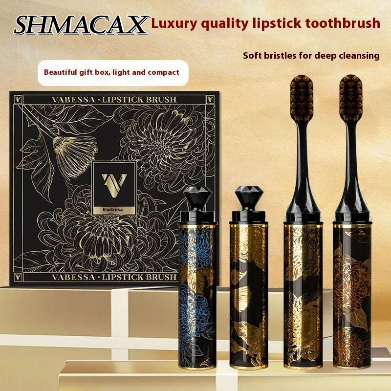 

4pcs/Box Toothbrush Highly Efficient Cleaning Ultra Soft Comfortable Bristles Travel Portable Home Cleaning Toothbrush