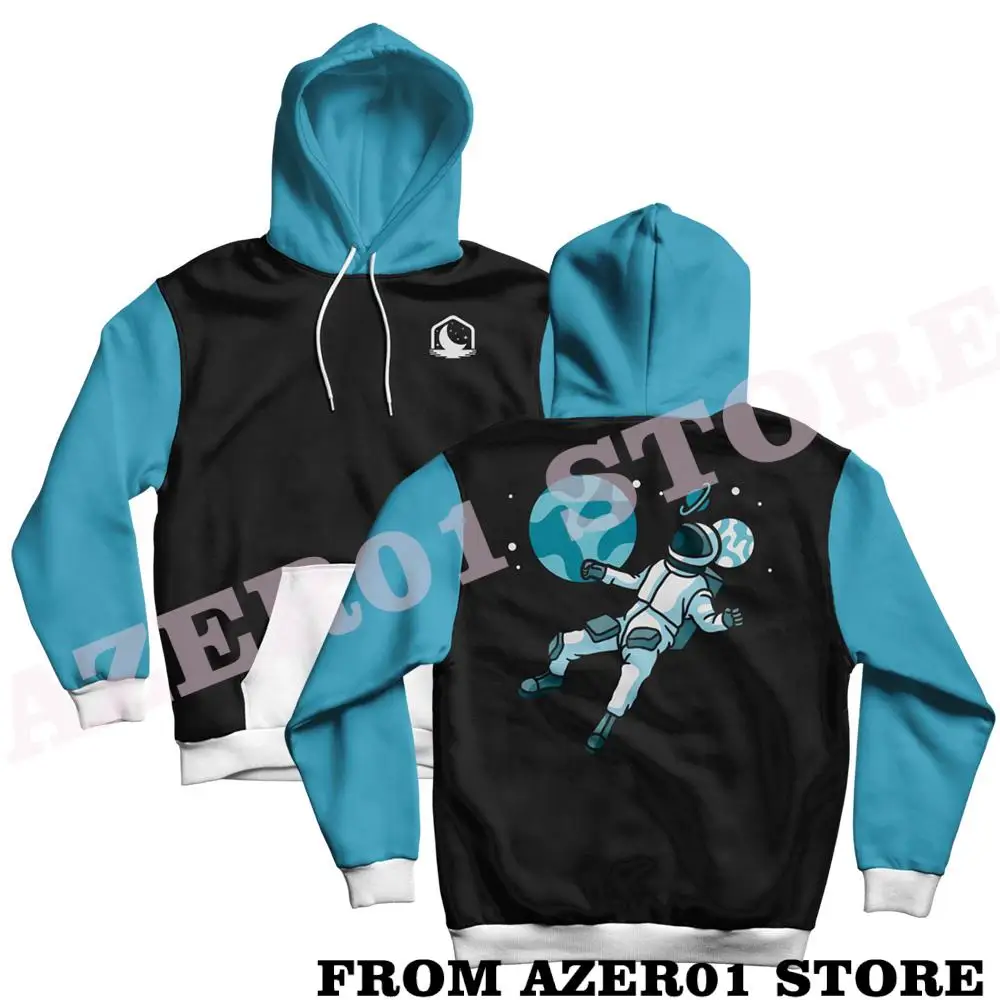 

Lunar Client Lunar Astronaut Color Block Merch Hoodies Winter Men/Women Hooded Sweet Streetwear The Hooded Long Sleeve