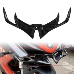 For BAJAJ Pulsar RS 200 RS200 LOGO ABS Front Fairing Winglets Aerodynamic Protection Guard Cover Motorcycle Accessories Parts