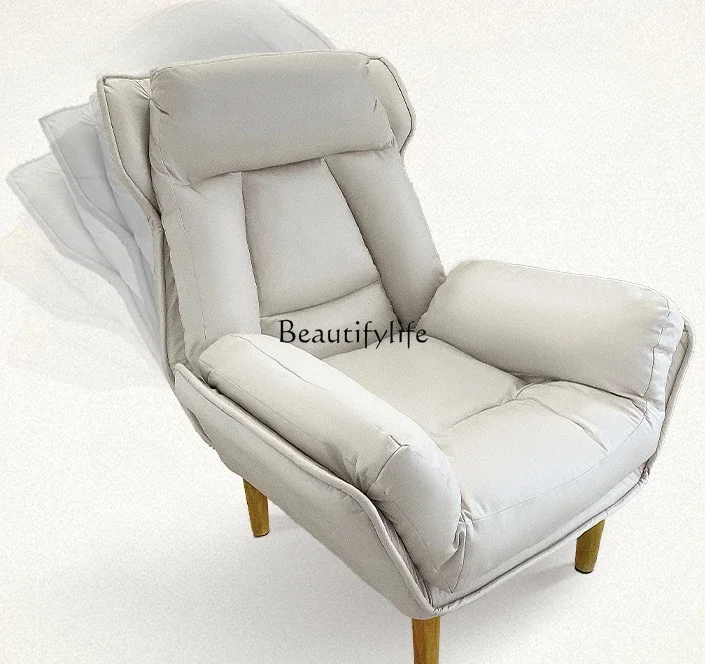 

LD33Lazy Sofa Reclining and Sleeping Single Balcony Couch Small Apartment Sofa Backrest Deck Chair