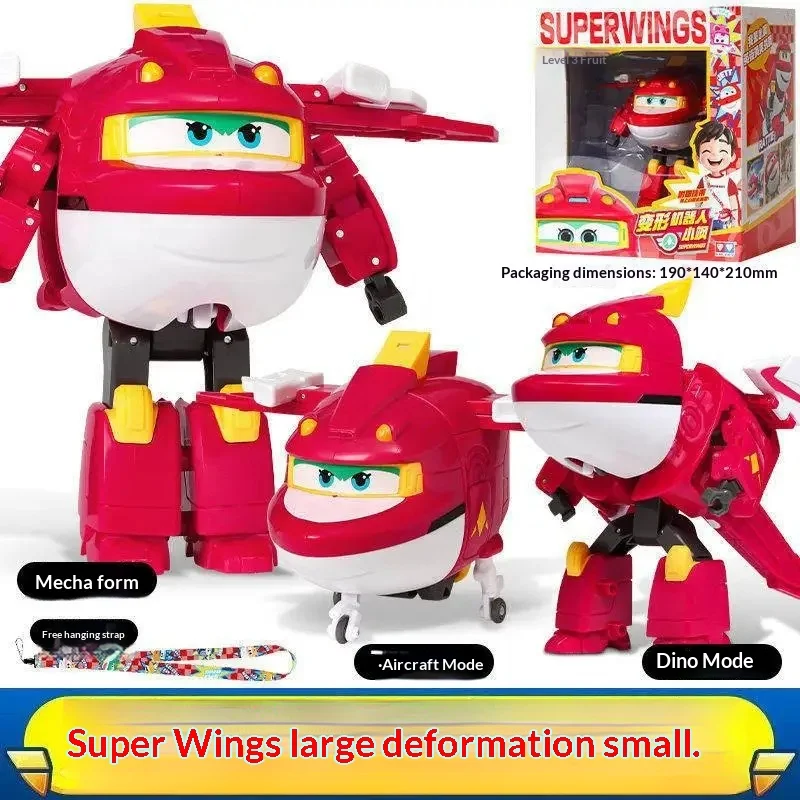 Auldey Super Wings Bucky Transformerende Robot Actiefiguur Deformatie Mecha Model Beweegbare Gewrichten Bureau Collectie Decor Speelgoed