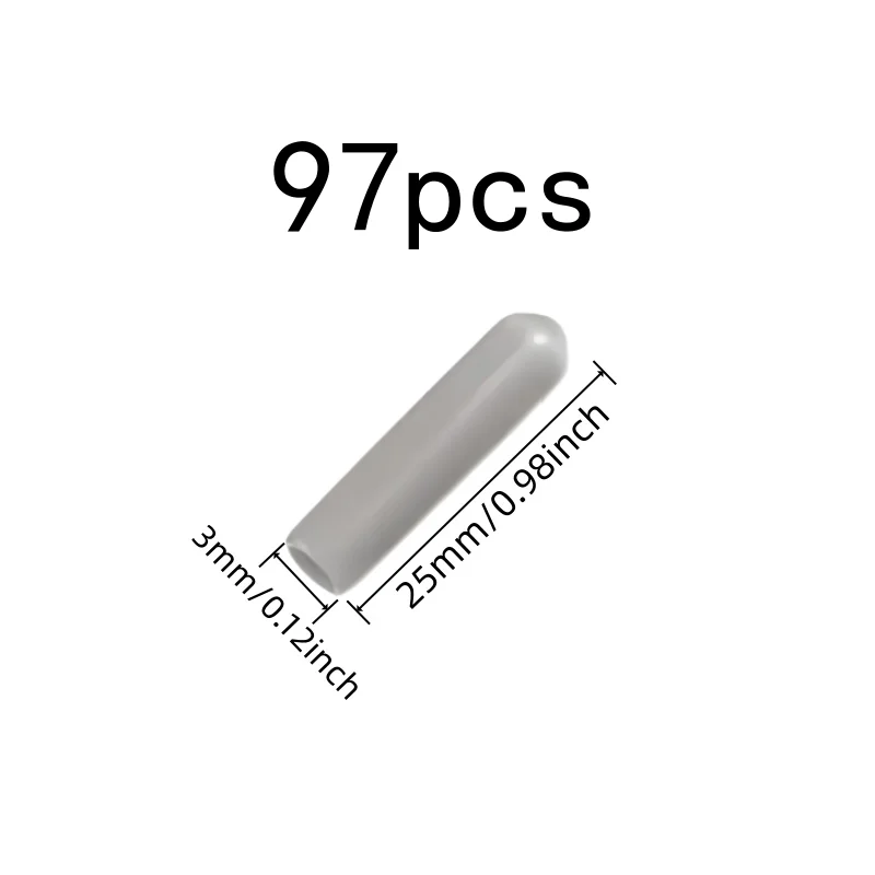 97 pcs Flexible Safety Covers Anti-Scratch Protection, designed for Kitchen Shelf Protection, Easy Push-On Install