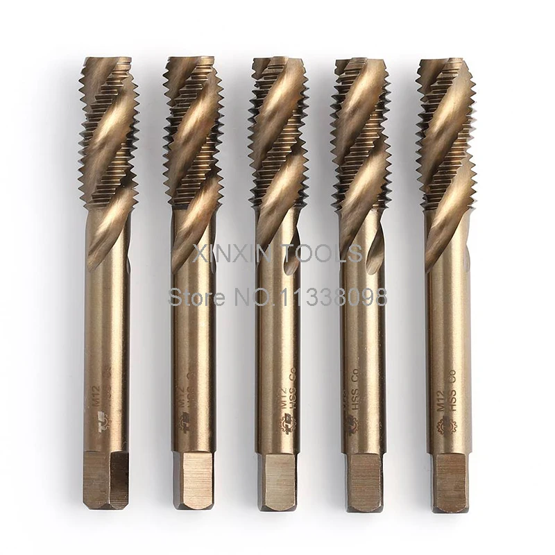Contendo Cobalto Hss Máquina Torneiras Espiral Sulco Torneira Especial de Aço Inoxidável Parafuso M22 M24 M27 M30 M20 Peças M20-m30