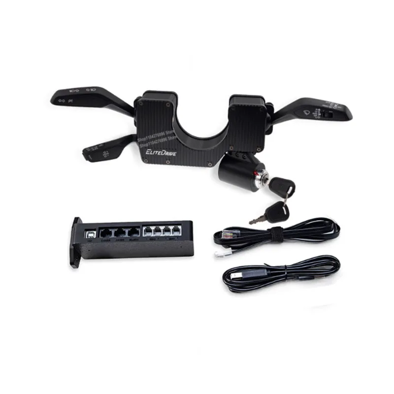Racing Simulator Euro Truck Steering Wheel Turn Signal Headlight Wiper Auto Rebound Cruise control Switch For SIMAGIC Alpha EVO