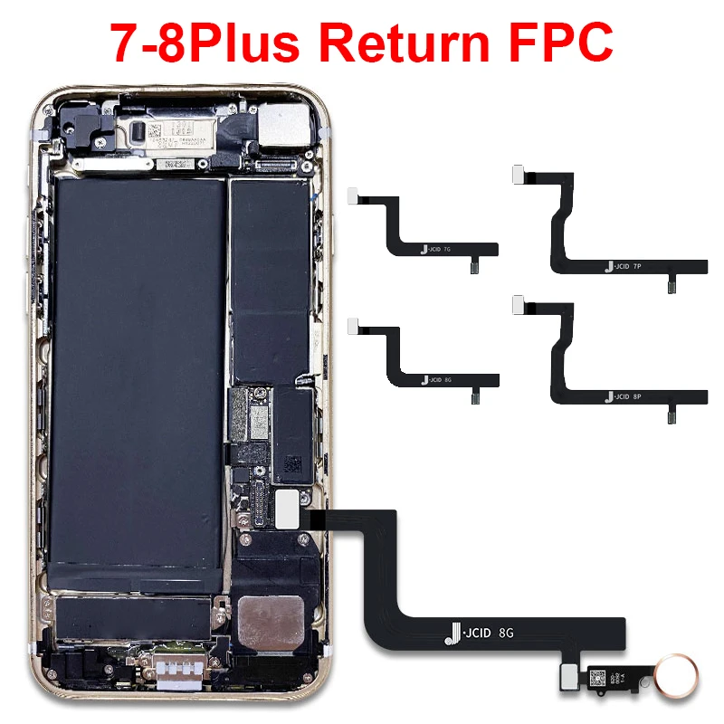 JC-ID Jc Vingerafdruk Fpc Flex Kabel Voor Iphone 7 7P 8 8P Plus Menu Toetsenbord Thuis Return Knop vingerafdruk Flex Kabel Reparatie Tools