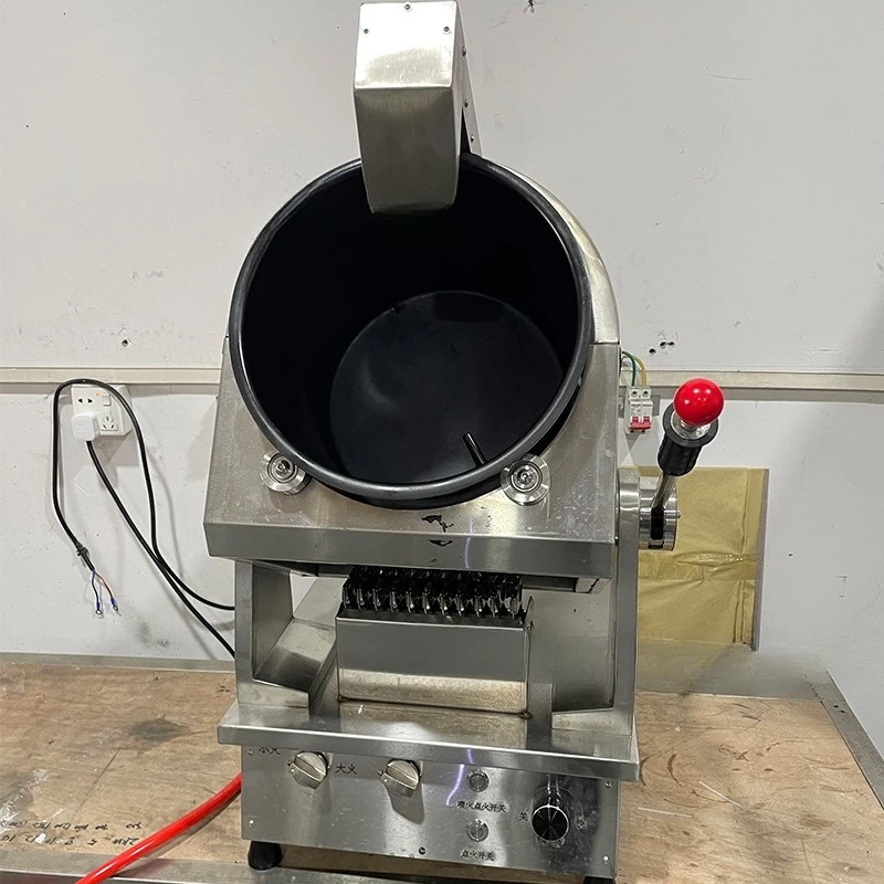 Commercial gas automatic cooking machine Hotel canteen Catering Entrepreneurship kitchen Spitfire stir fry Intelligent