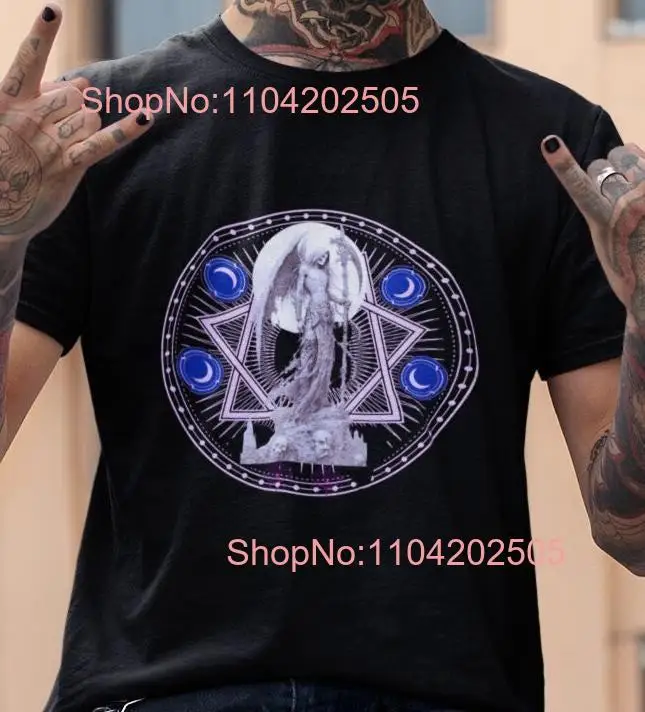 Heavy Cotton T Shirt demon prince in the shine of moon and a symbol DTG printed with unique design attractive printing