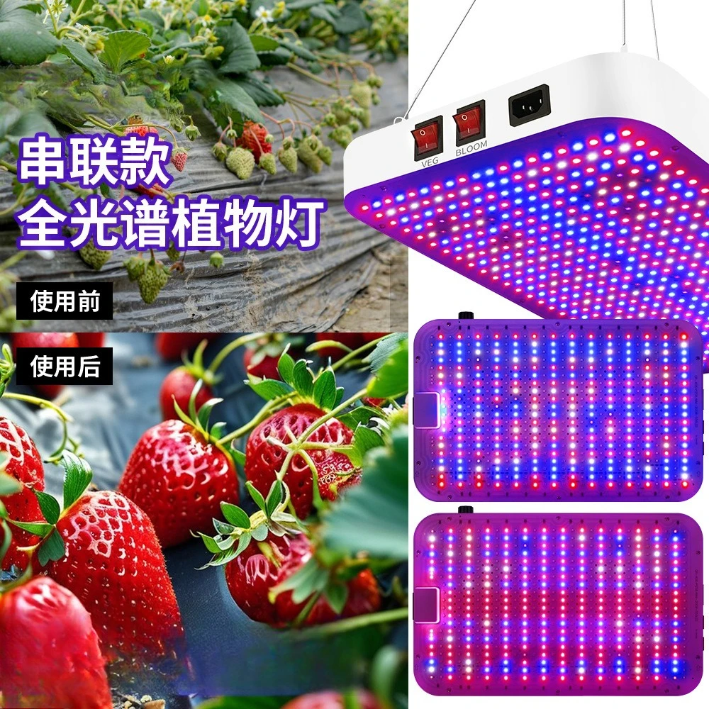 شاشة ليد بطيف كامل تنمو ضوء SMD2835 AC100-277V مفتاح مزدوج لنباتات الدفيئة المائية زهور الخضار