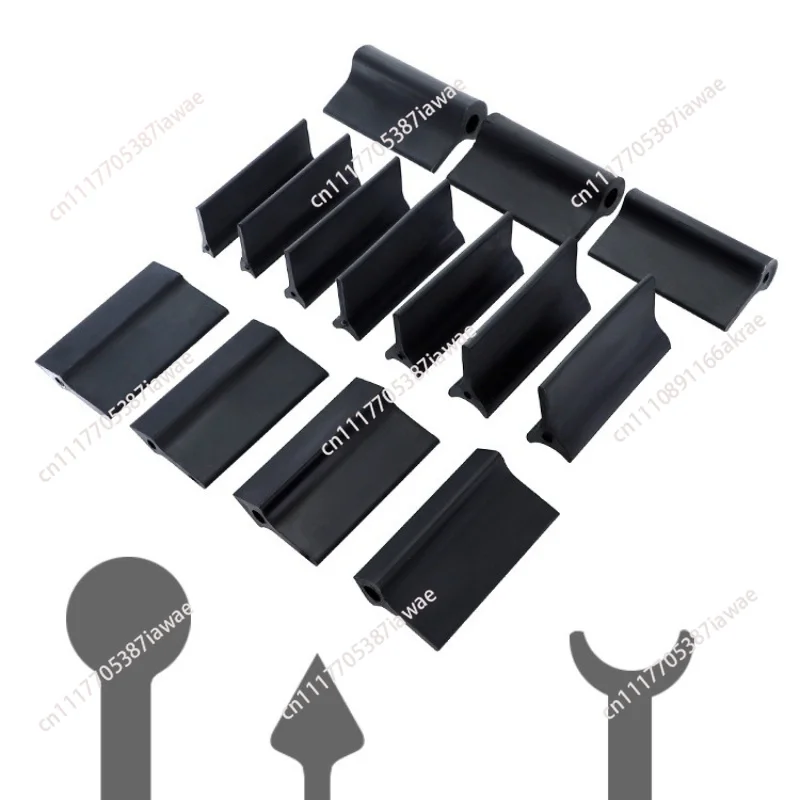 Rubber grinding block 14-piece set, sandpaper holder woodworking tools, sandpaper pad polishing pad, lathe wood carving