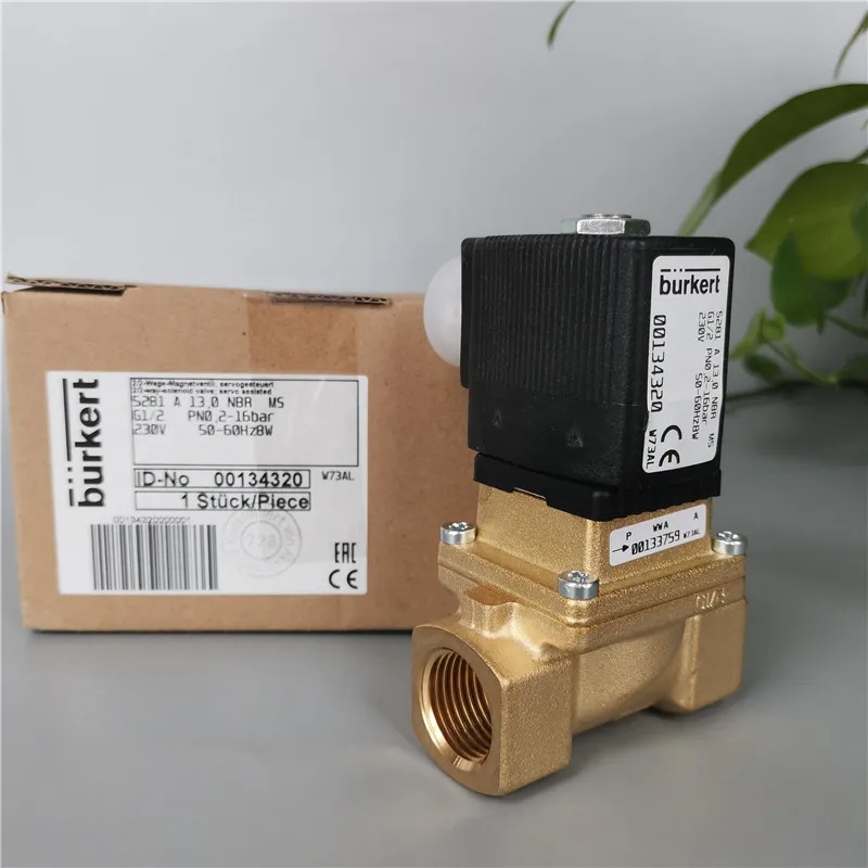 Burkert 5281 Is Electrified And Brass Material Is 4 Points G1/2 230V 50-60HZ 00134320.