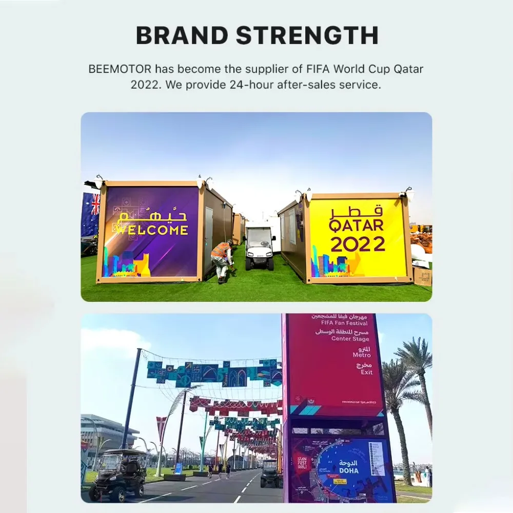 Electric Aluminum & Metal Body High-Speed 48V Lithium Battery Golf Cart with Tail Caddie Customizable Color 90km Range