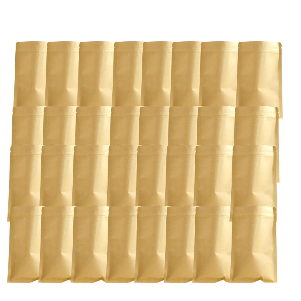 100Pcs Food Pouch Self-Sealing Bag Premium Material Durable Heavy Duty Resealable for Markets Shops Retail Stores Dried Fruits