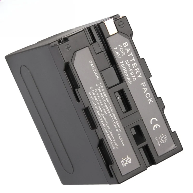 

Аккумулятор большой емкости 7800 мАч NP-F970 для видеоламп Sony NP-F960, совместимый с перезаряжаемым устройством 1000/1500C/2500/198P