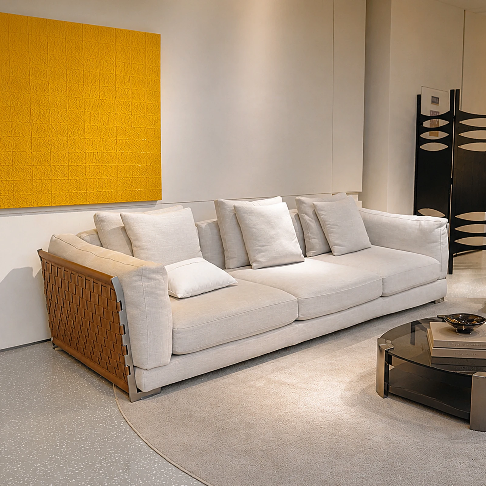 

#Luxury Sectional Couch Living Room Italian Sofa Gentlemanly Couches Modern Sofa Set Furniture