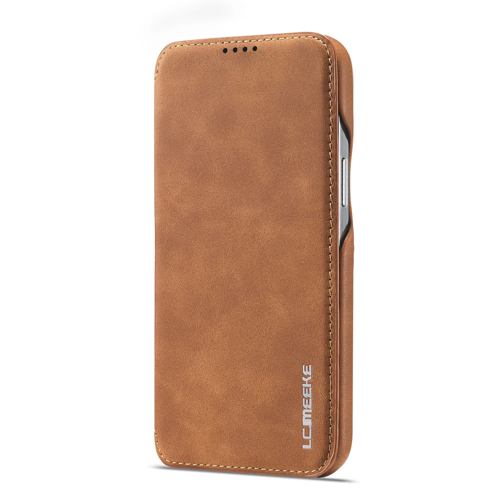 Leder Flip Wallet Phone Cover für iPhone 17 16 Pro Max Air 14 15 13 12 Mini 11 Pro XS Max XR 8 7 Plus SE Kartenfächer Büchertasche