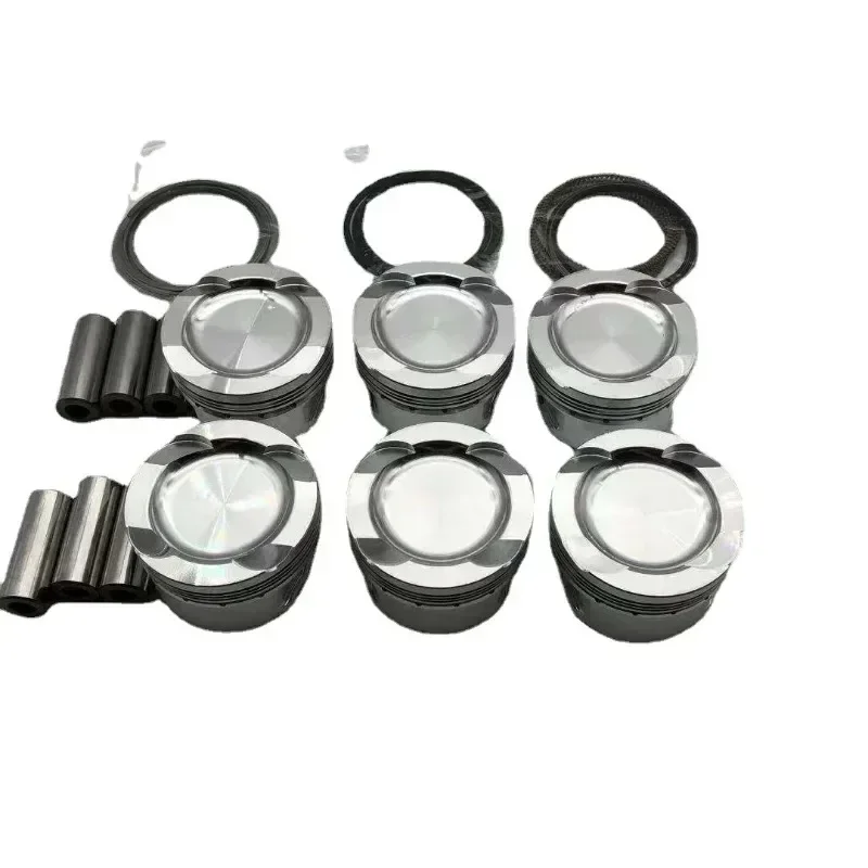 Best quality Forged pistons 84mm N54 Forged Pistons with pins and rings for BMW N54 N54B30