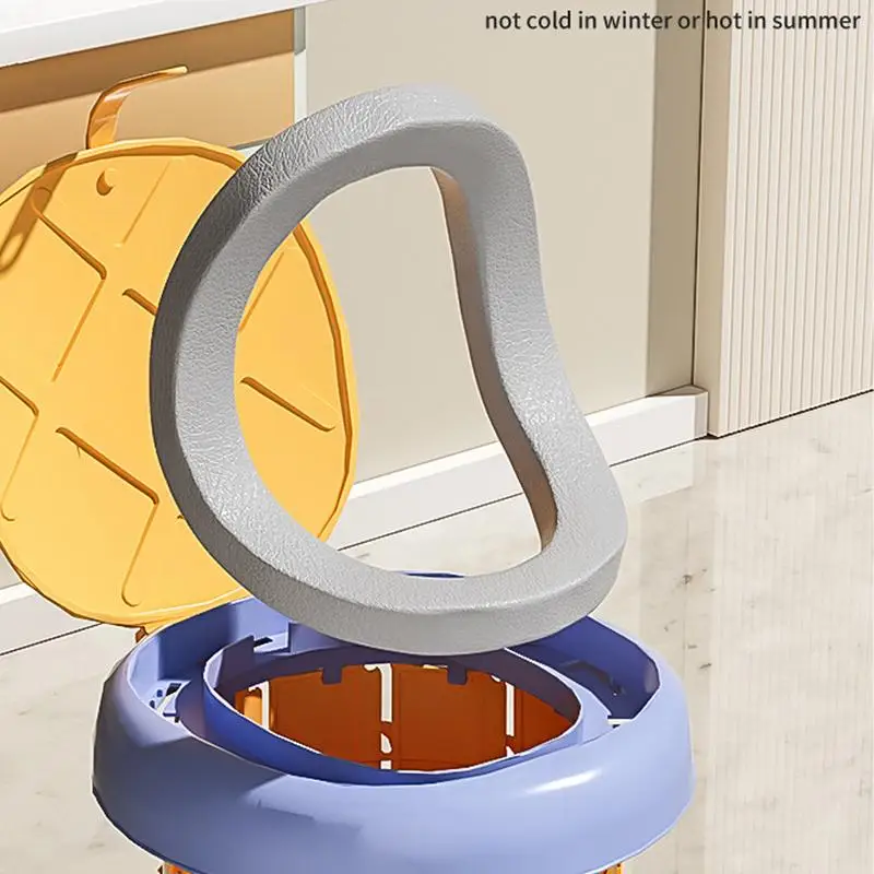 Portable Potty For Toddler Travel Training Toilet For Car Camping Indoor Outdoor Bathroom For Baby Kids Children Foldable Potty