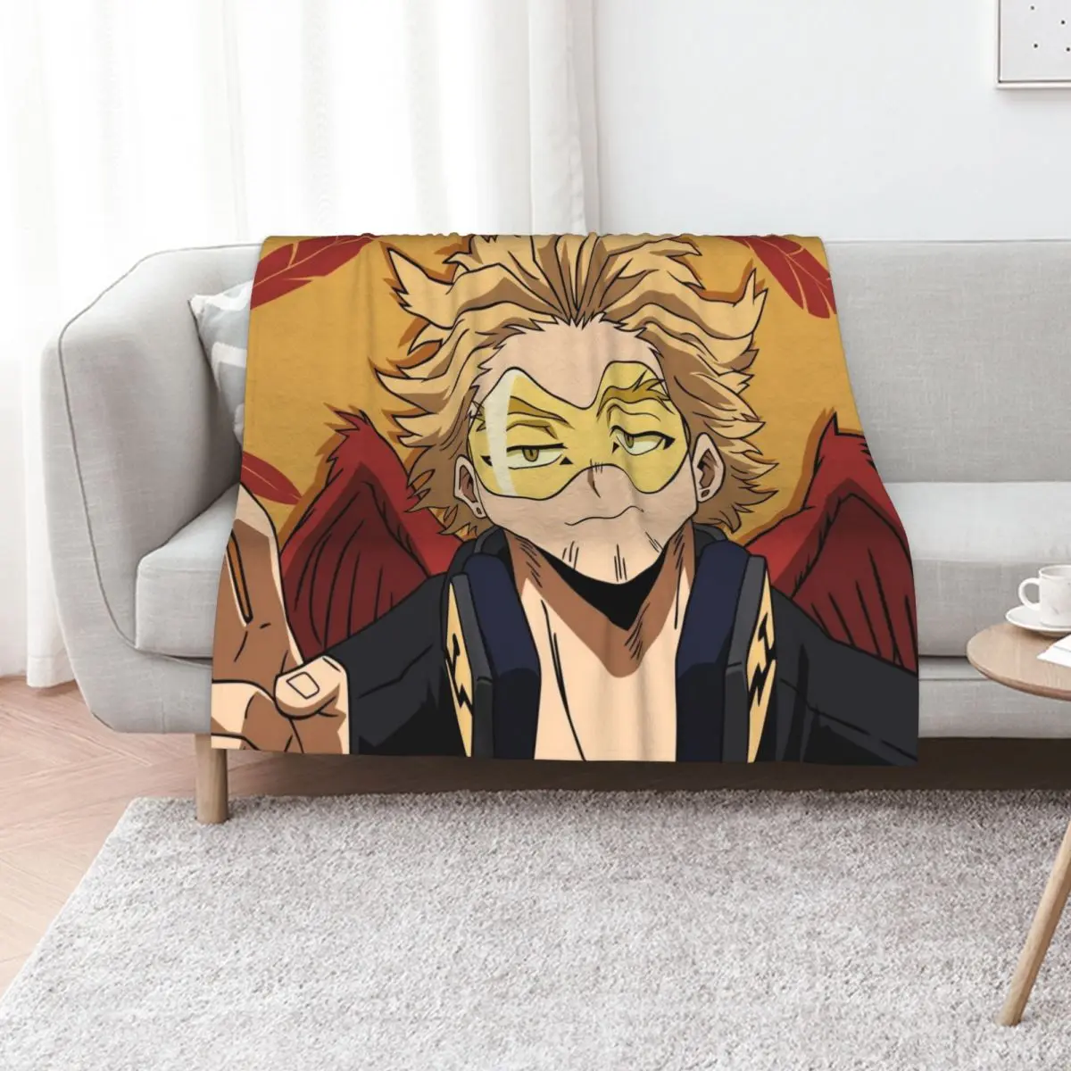 Hawks Throw Blanket Beach Warm Thermal Hairys Blankets