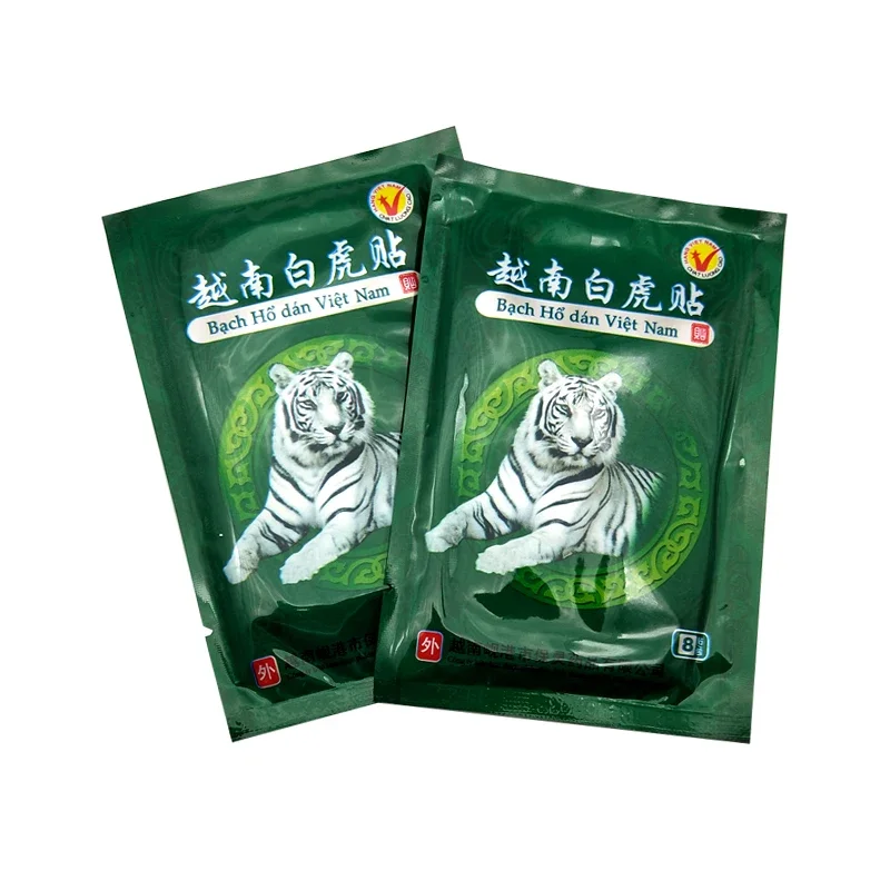 72 Stück weißer Tiger Balsam Vietnam Schmerz linderung Patch Muskel/Rücken/Nacken/Gelenk Analgetikum Creme medizinische Gips Aufkleber Gesundheits wesen