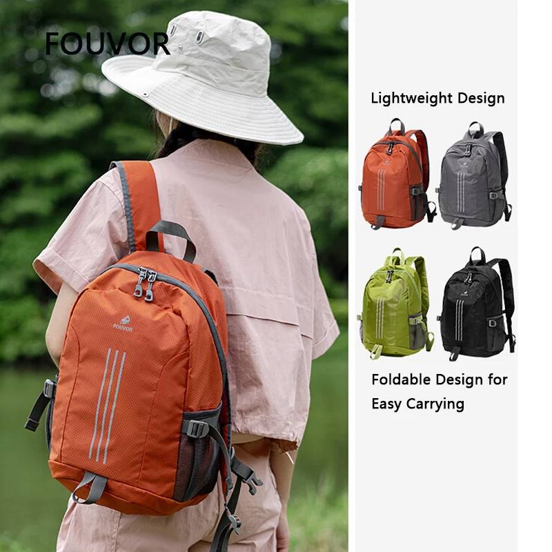 Fouvor Lightweight Waterproof Backpack Outdoor Casual Backpacks for Travel Hiking Trekking School Bag Both Women and Men 3057-04