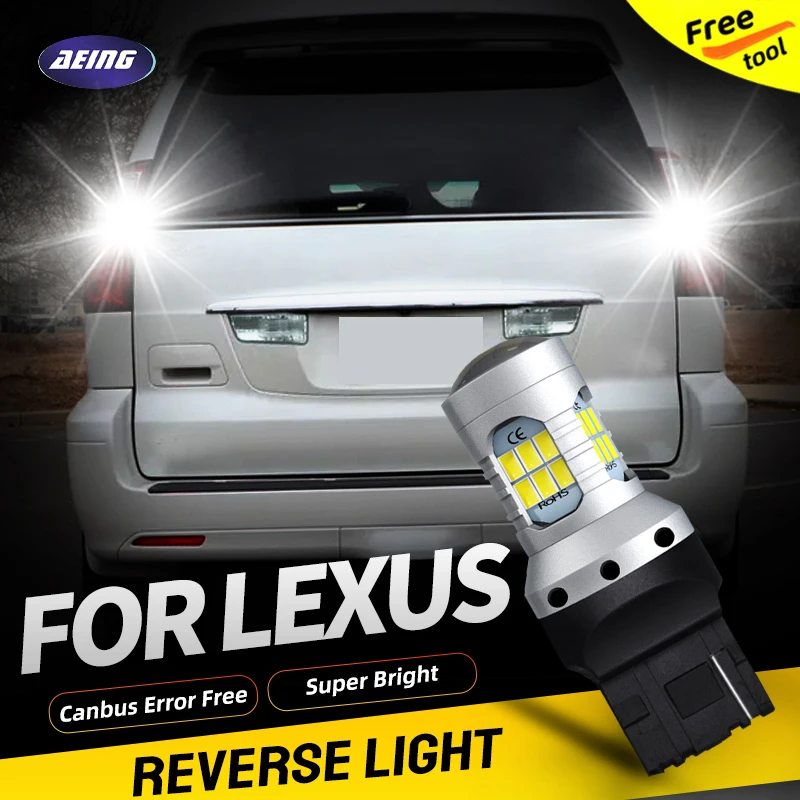 LED Reverse Backup Lights Blubs For Lexus LX470 GX470 LC500H GX430 RX300 RX350 LS400 IS300 LC500