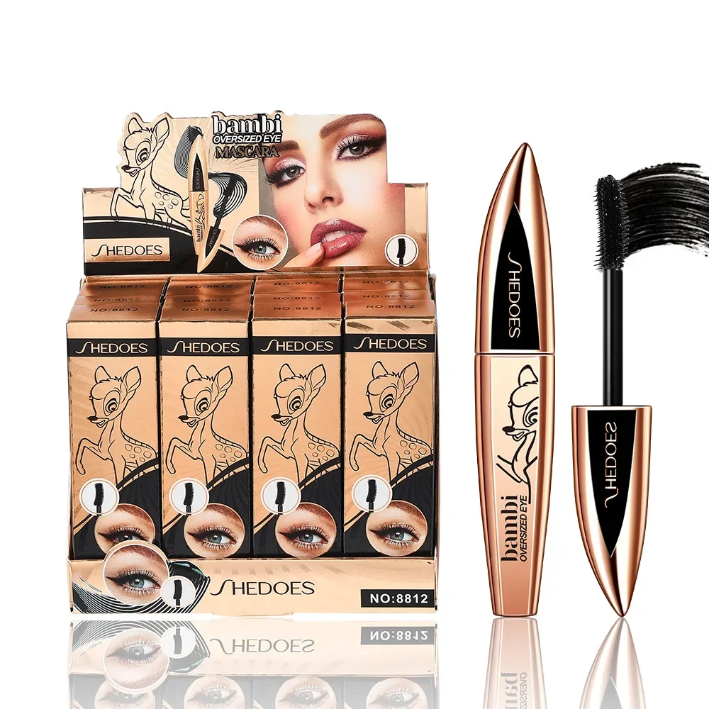 Shedoes Soft Mascara Curly Thick Profession Mascara Waterproof  Lengthening Eyelash No Fading Female Lasting Halo Dye Mascara