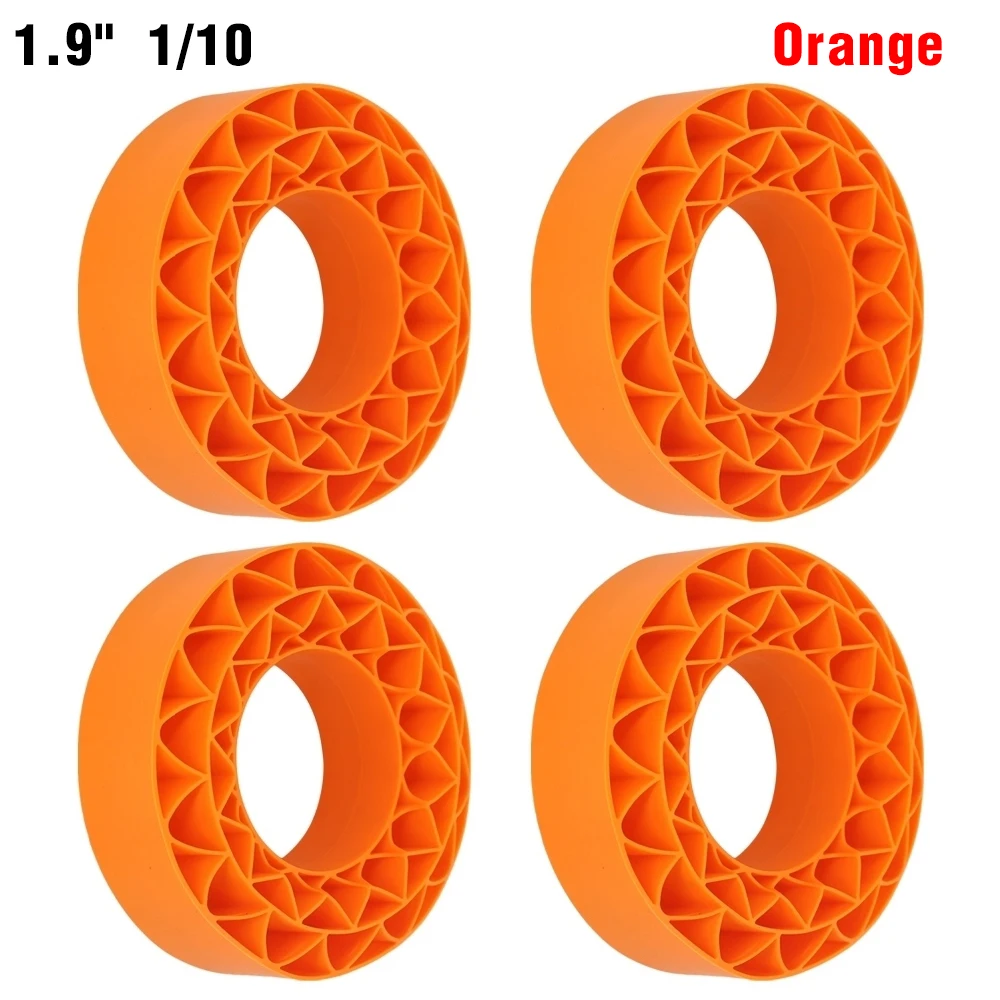 9imod 1.9 polegada 4 pçs pneus inserção de borracha de silicone espuma caber 118-122mm roda pneu enchimento interno à prova dwaterproof água para 1/10 trx4 scx10