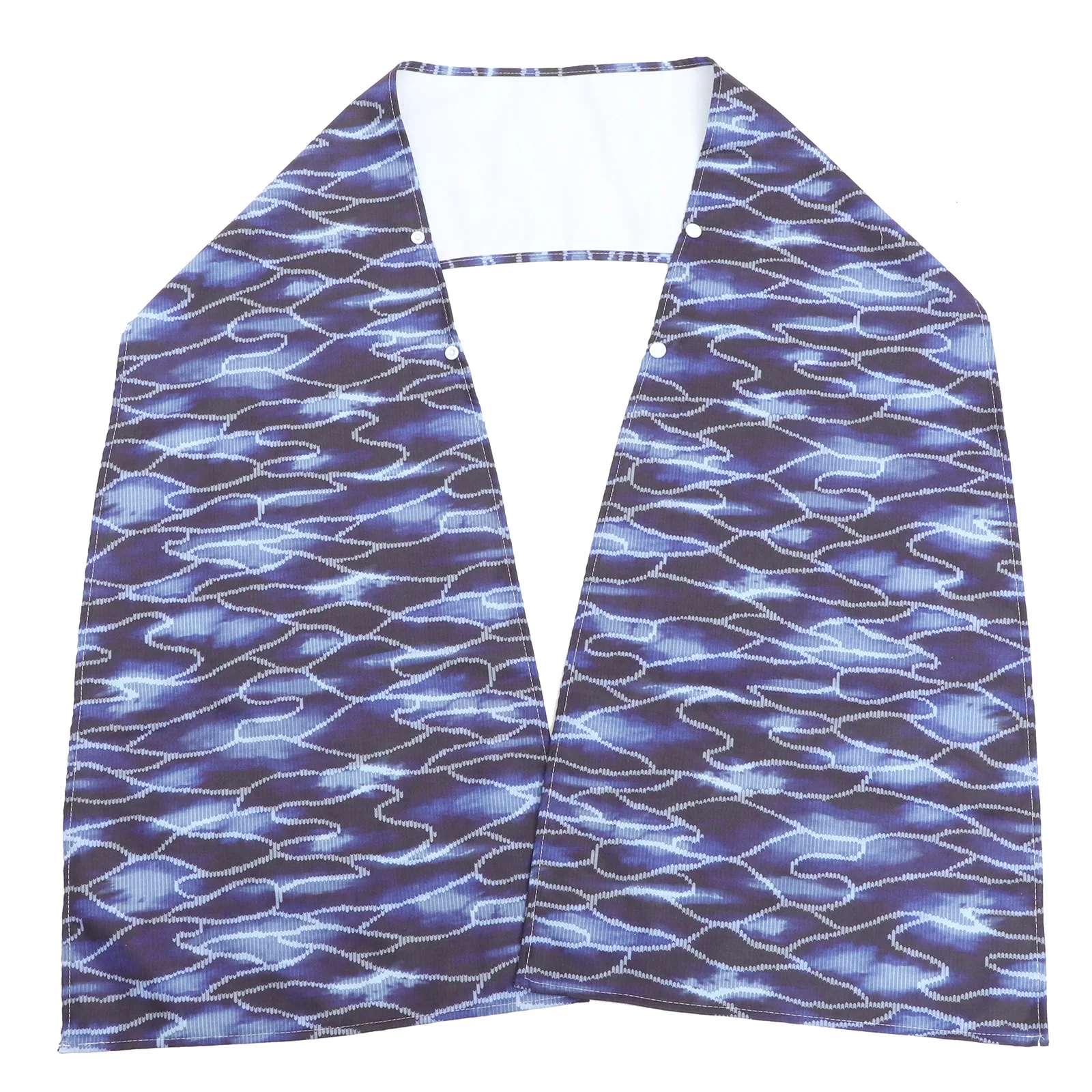 

Washable Adult Bib Scarf Lightweight Foldable Design for Elderly Adults Universal Sticky Band Fit Dining Companion