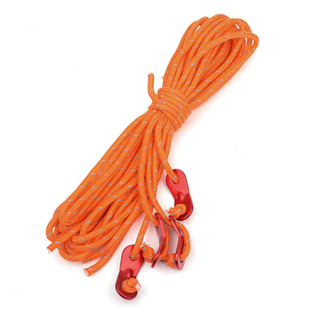 

2 Packs Tent Sky Curtain Wind Rope Reflective Nylon Guyline Cord Strong Abrasion Resistant Outdoor Camping Strapping