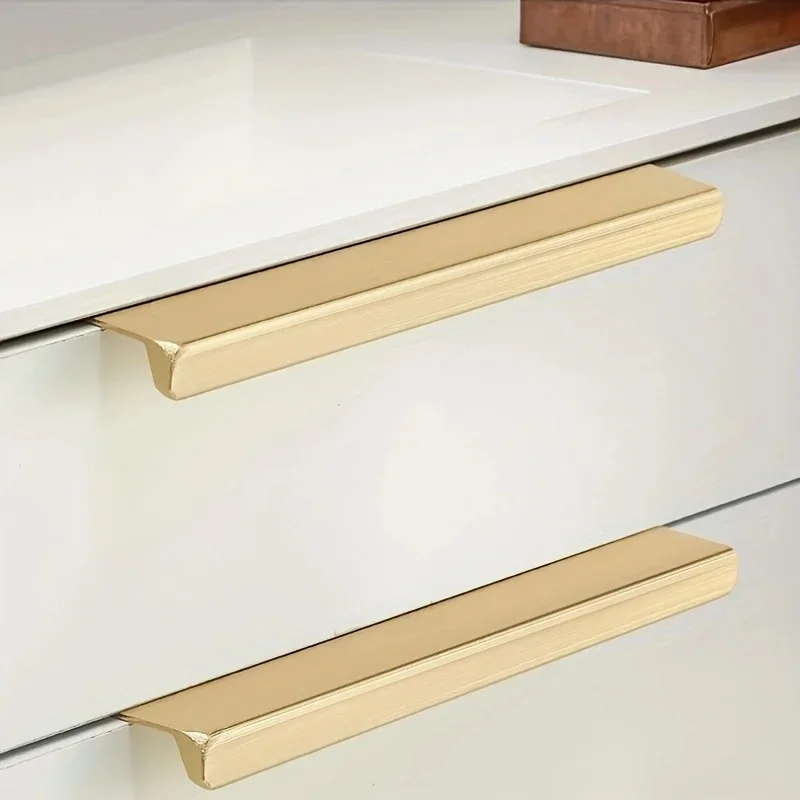 Hidden Furniture Cabinet Door Handles Wardrobe Cupboard Pulls Drawer Knobs Furniture Hardware