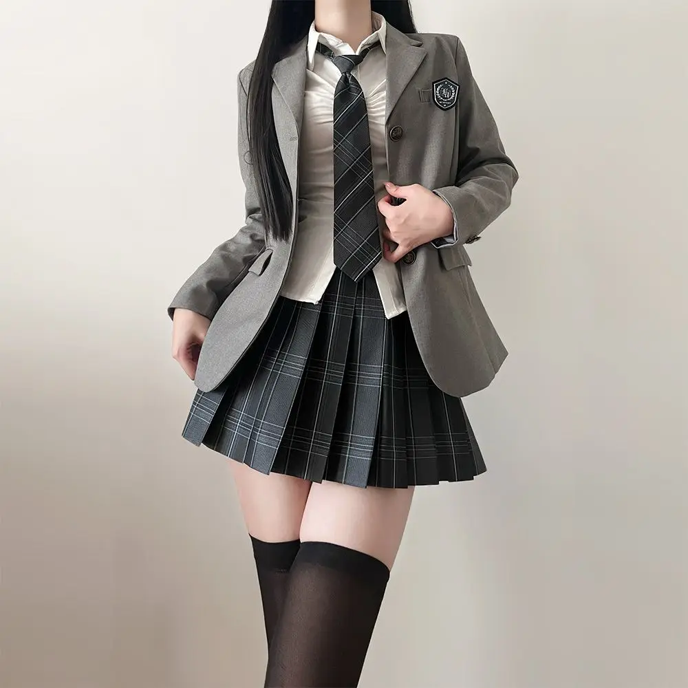 JK Abito uniforme Gonna scozzese Abito Slim Girl Pure Desire Rosa Summer School Sister Battle Robe Uniforme scolastica attillata