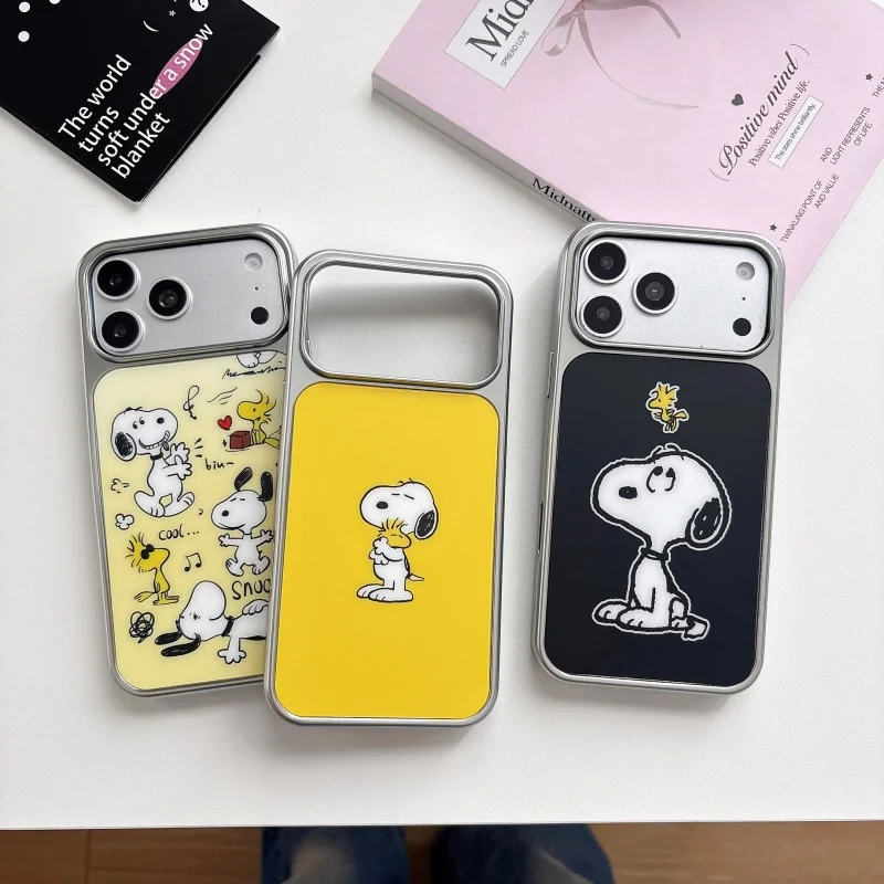Niedliche Cartoon-SNOOPY-Handyhülle für iPhone 17Pro 13 14 15 16 17 18 Pro Max Snoopys Magnetische Anziehung für Magsafe Cover Fundas