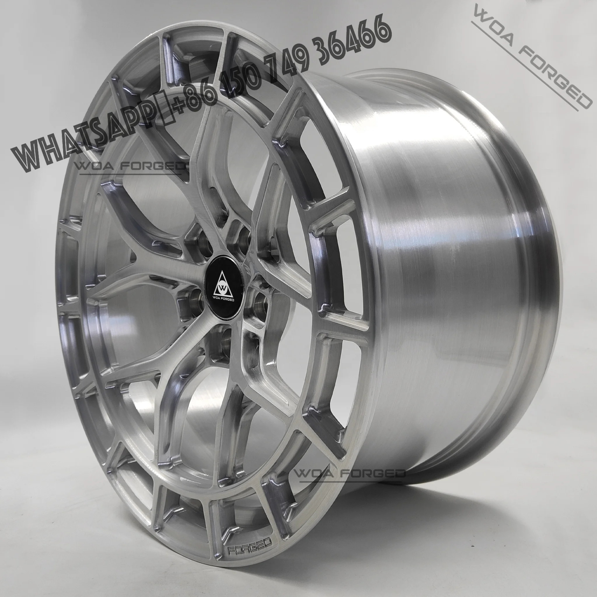 

New High Quality Customized One Piece Forged Alloy Wheel 18 19 20 21 Inch 5 Holes Brushed Finish Available for Racing Car Merced