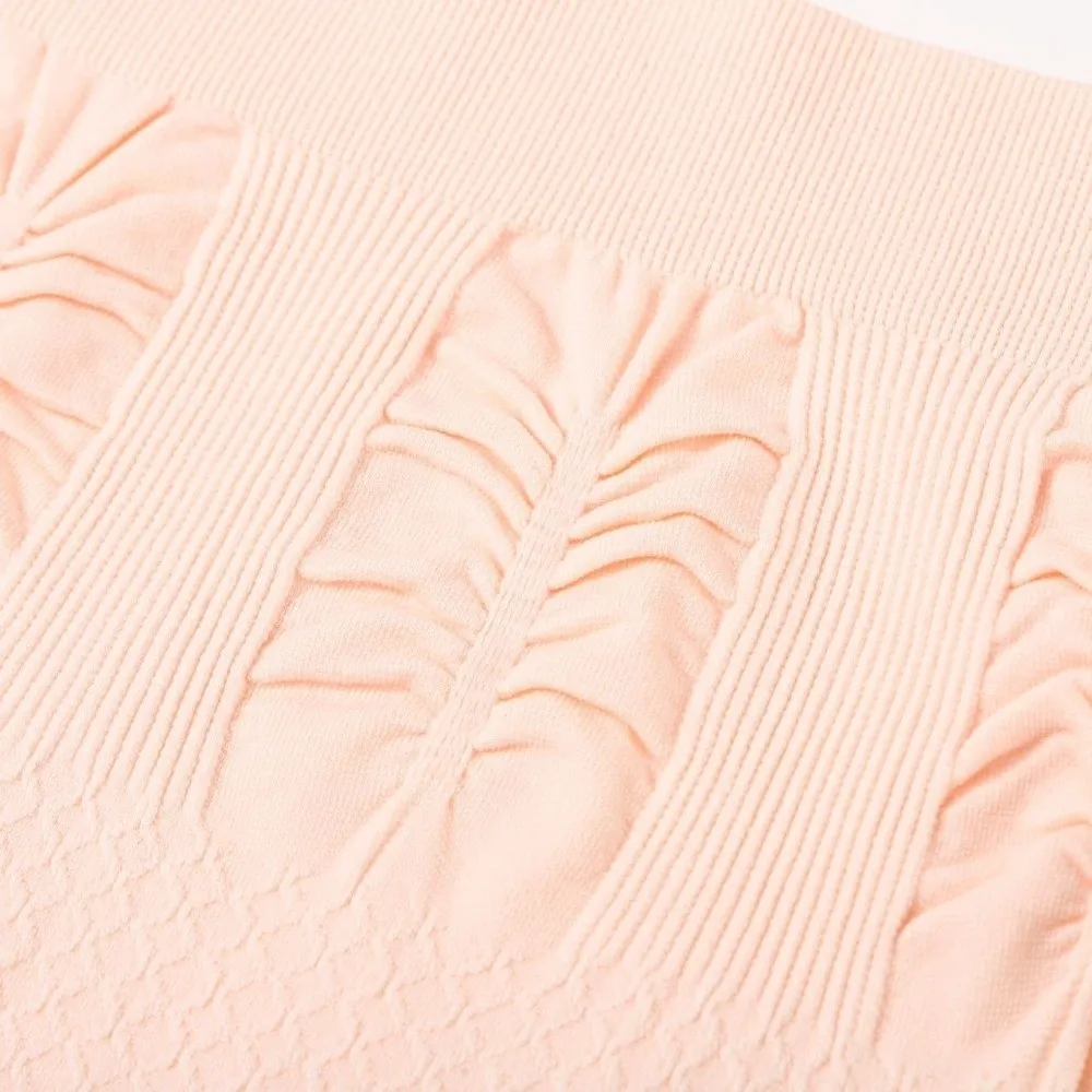 7-teiliges Set aus süßen Damen-Slips mit hoher Taille, Damen-Dessous, Unterwäsche, Rüschen-Slips, einfarbig, bequem, mit Schleife, Damenunterhosen. – Detail 6