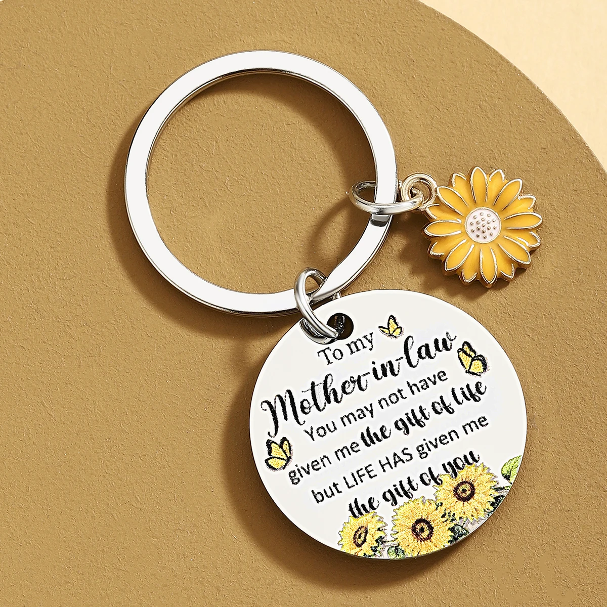 Llavero de girasol para madre – Regalo de boda Original