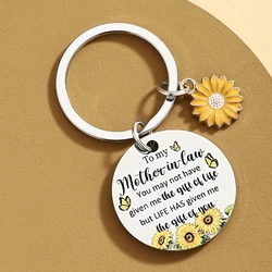 Llavero de girasol para madre – Regalo de boda Original