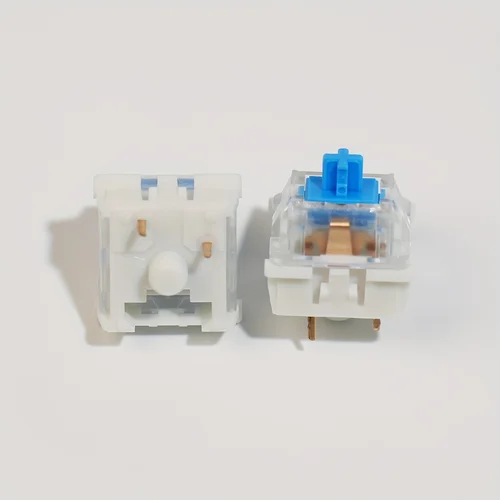 Imagen 1 del producto 50/100 Uds interruptor de teclado interruptores de teclas Teclado mecánico DIY vástago cruzado intercambiable en caliente, extractor de teclas incluido