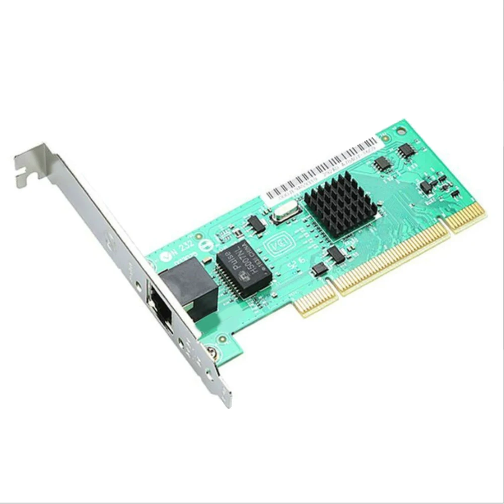 Сетевая карта Intel 82540 1000 Мбит/с Gigabit PCI адаптер бездисковый порт RJ45 1G Pci Lan карта Ethernet для ПК с радиатором