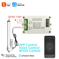 Controlador de Motor de actuador lineal eléctrico Tuya Smart Life Wifi, DC12V 24V 32V, control remoto RF433, funciona con Alexa y Google home