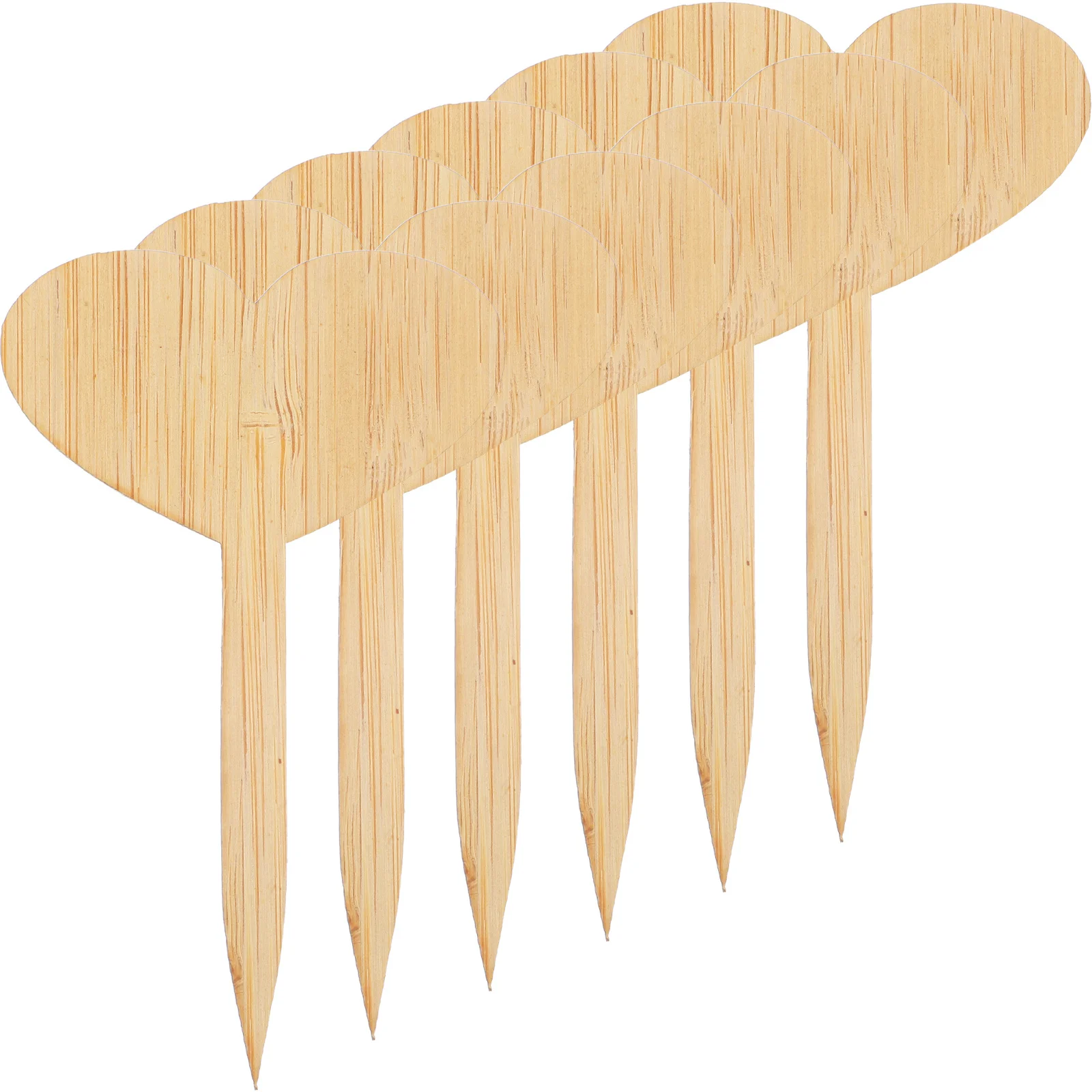 

20Pcs Wooden Plant Labels Round Shape Markers for Garden Potted Plants Easy to Use Durable Safe Lightweight Long Service Life