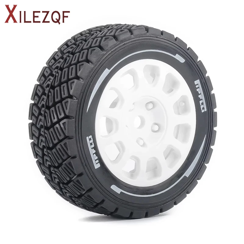 XILEZQF 4PCS 58mmx39mm 1/14 MJX Racing Flat Running Wear-Resistant Tire Skins Modified Accessory W307 for Model Cars view 5