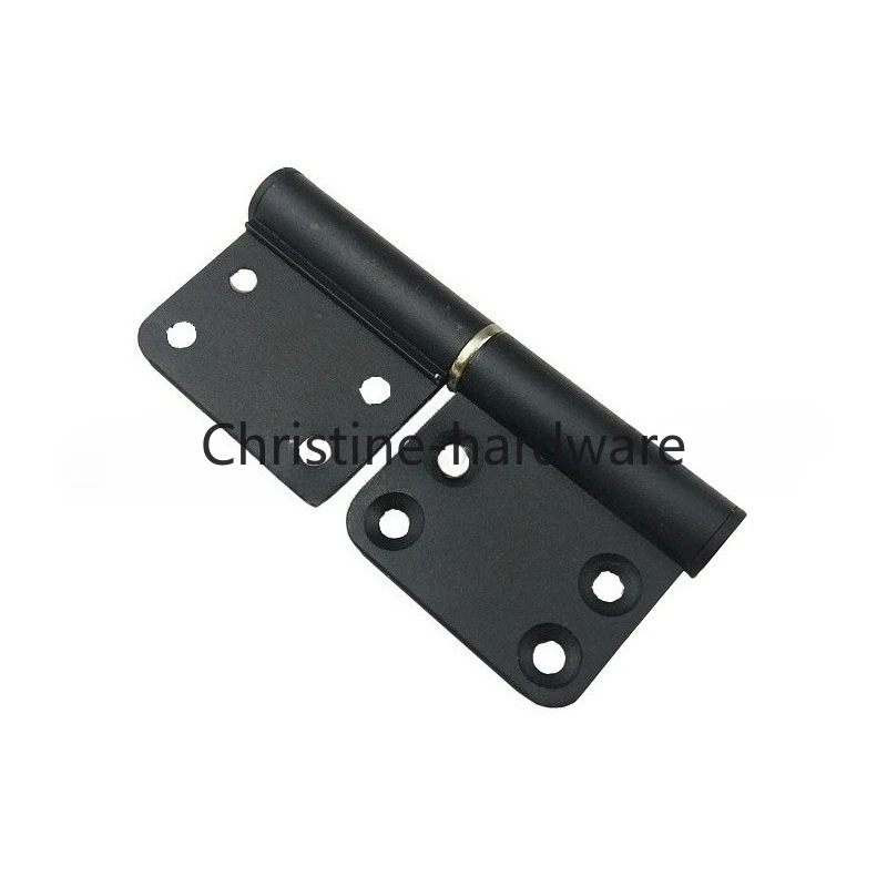 

2PCS Aluminum door black flag hinge detachable 4 inch kitchen door hinges flag removable hardware toilet door removable hinge