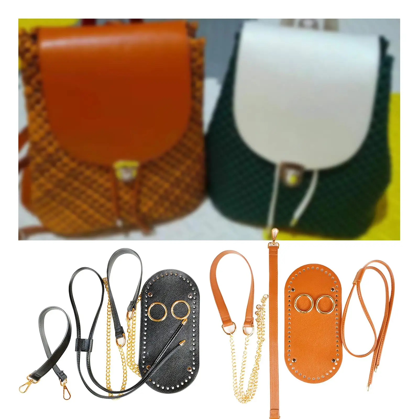 

Bucket Bag Making Set with Holes for DIY Shoulder Bag Purse Making Accessory