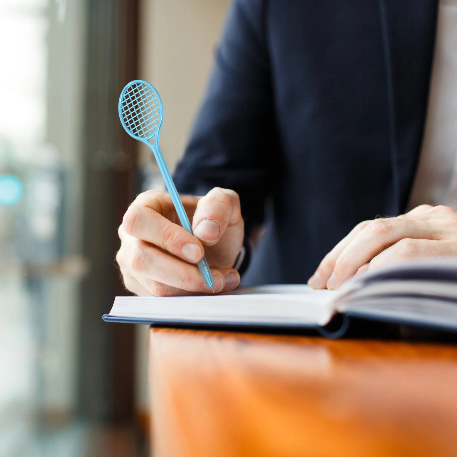 

Гелевые ручки «Бадминтонная ракетка», 0,5 мм, тонкий наконечник, черные чернила, для детей, студентов, офиса, канцелярский набор, надежный пластиковый корпус