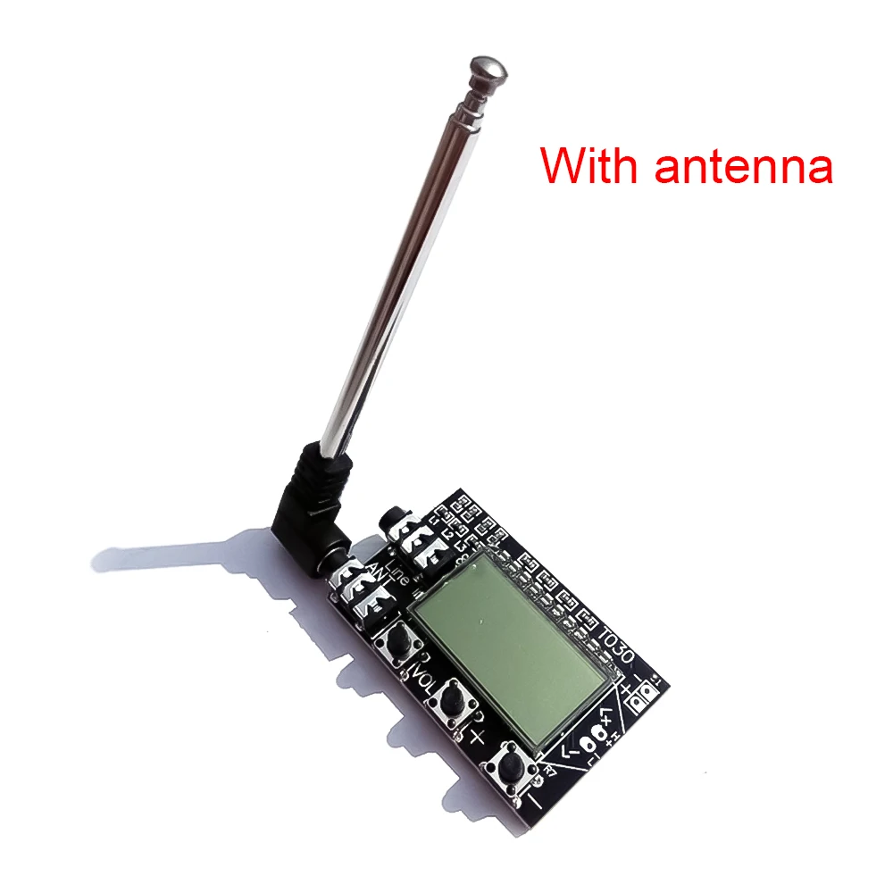 Digital LCD 2 channel FM stereo transmitter board wireless audio transmission fm 78MHz to 108MHz module with antenna